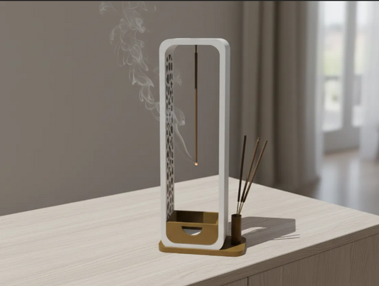 Voronoi modern design incense holder