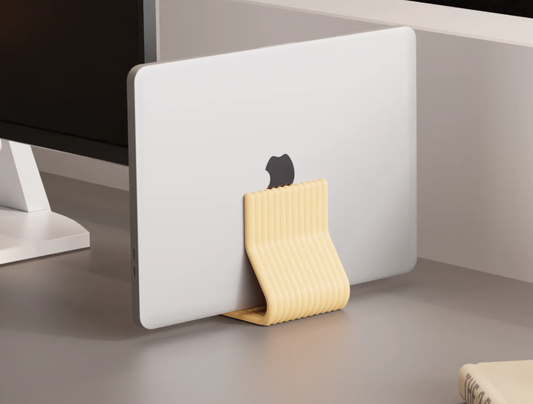 Vertical Laptop Stand. closed lid macbook Stand